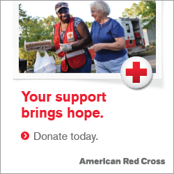 American Red Cross Donation Banner